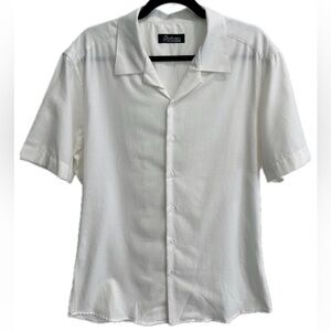 Professional Athletes Gentleman’s Playbook Button-Up Long Sleeve 
White